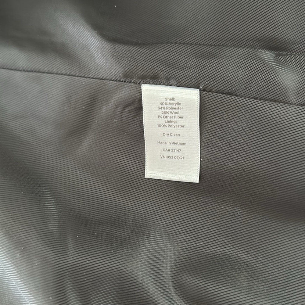 🎉HP🎉Plaid Wool-Blend Coat - Picture 6 of 7